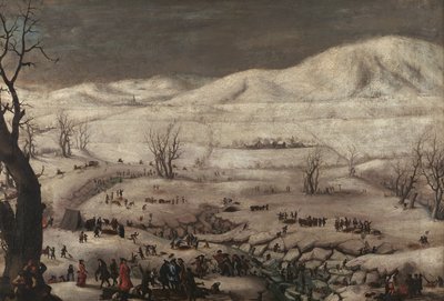 Fiske på sjön Cerknica av Franz Anton von Steinberg